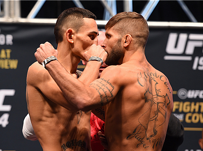 Max Holloway and Jeremy Stephens